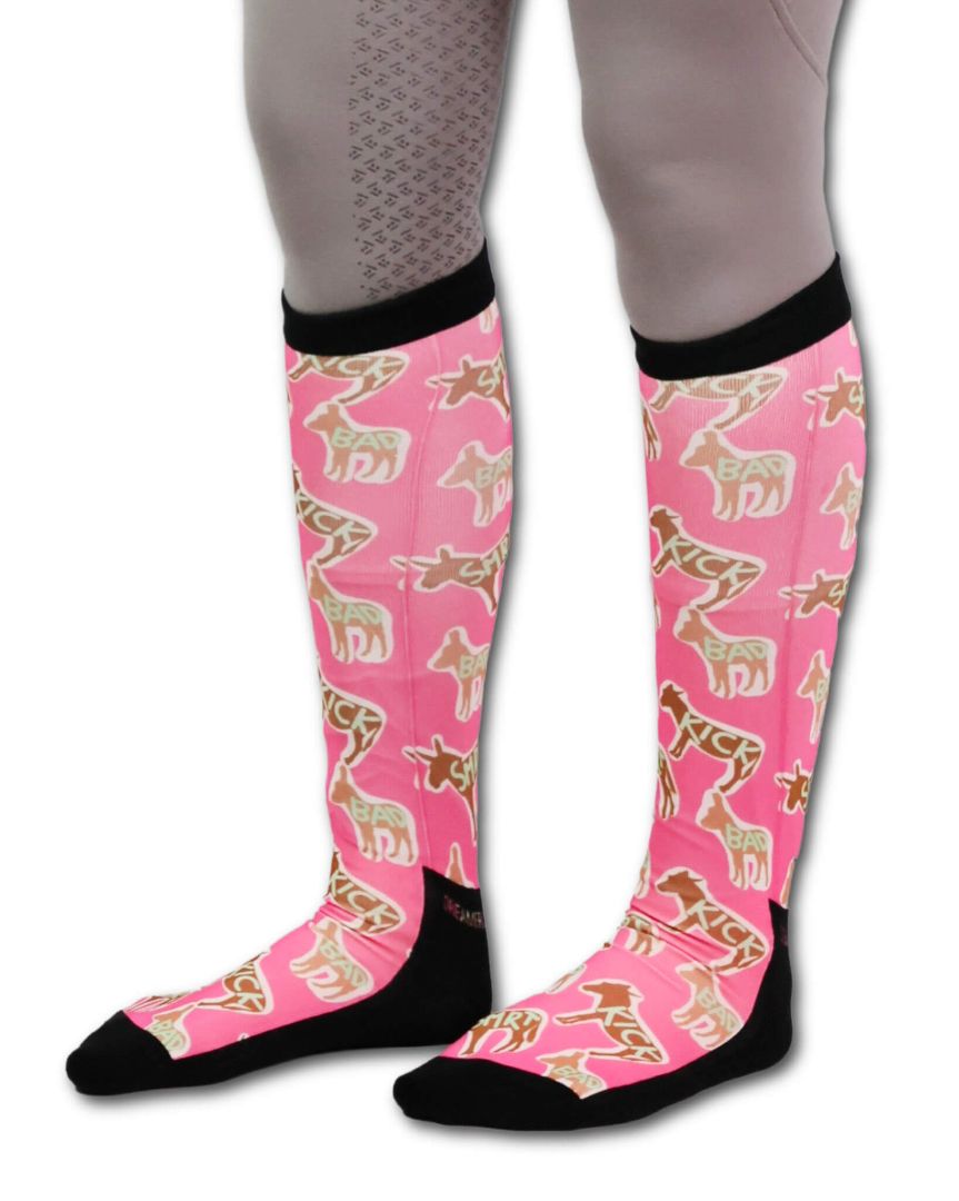 Dreamers & Schemers 'Donkey Talk' Original Pair & a Spare Boot Socks  - Adult