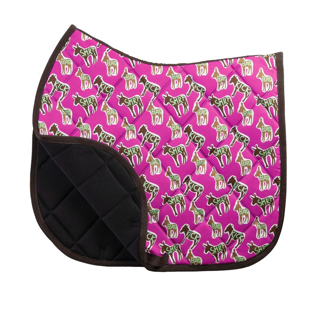 Dreamers & Schemers 'Donkey Talk' A/P Saddle Pad in  - Full