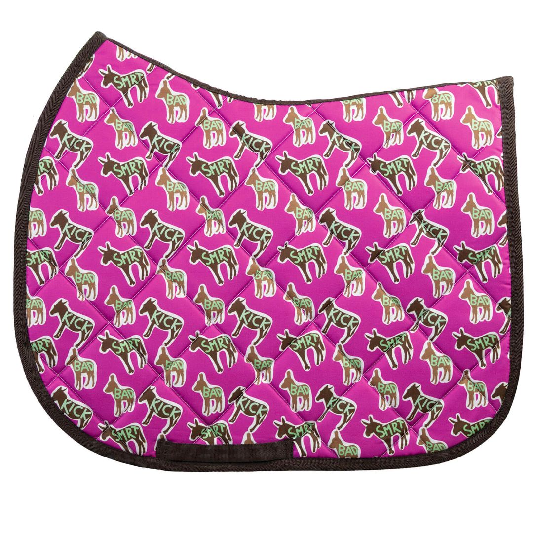 Dreamers & Schemers 'Donkey Talk' A/P Saddle Pad in  - Full