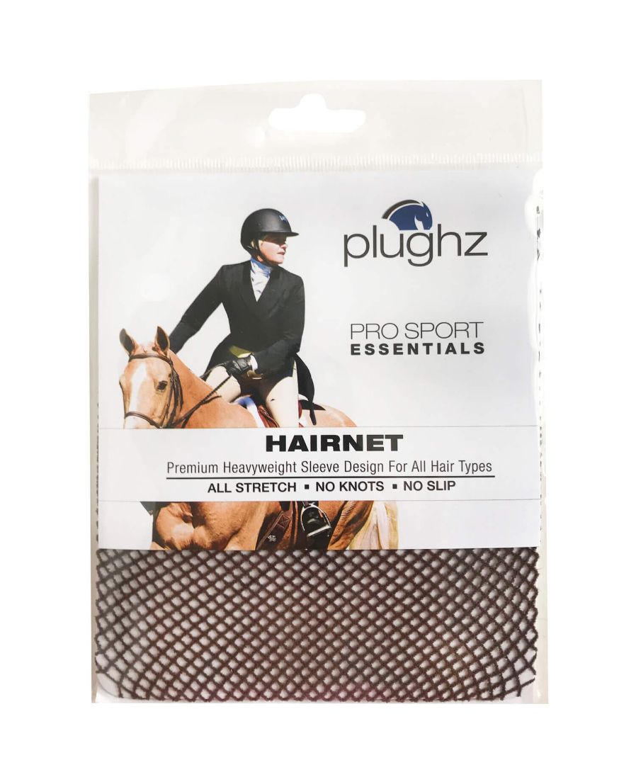 Plughz Easy Pull Up Hair Net Sleeve in Dark Brown - One Size