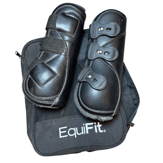 EquiFit 'D-Teq' Front Boot in Black - Small