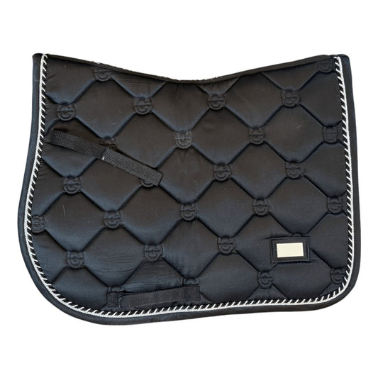Equestrian Stockholm Jump Saddle Pad in Black - Full