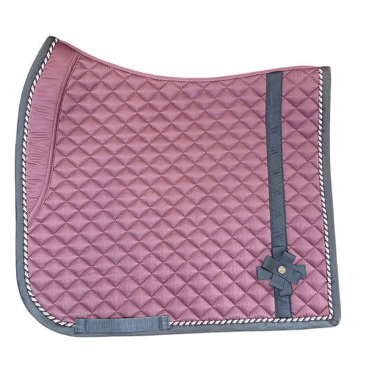 PS of Sweden Dressage Boutique Bow Saddle Pad in Roseberry - Full