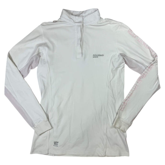 FullSand EQUS Long Sleeve Training Shirt in White - Woman's Medium
