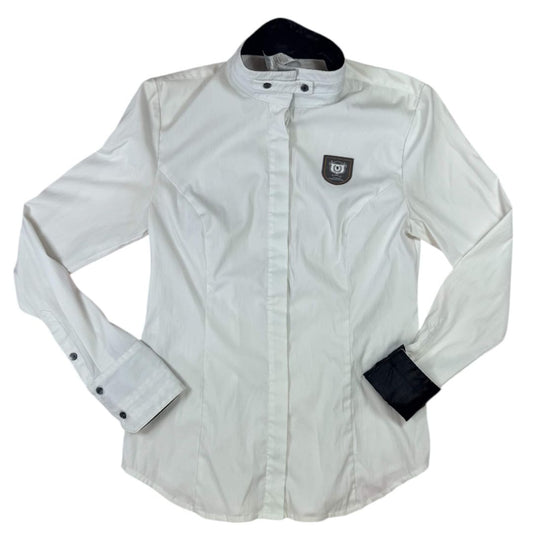 Asmar Equestrian Riding Shirt in White - Woman's Small