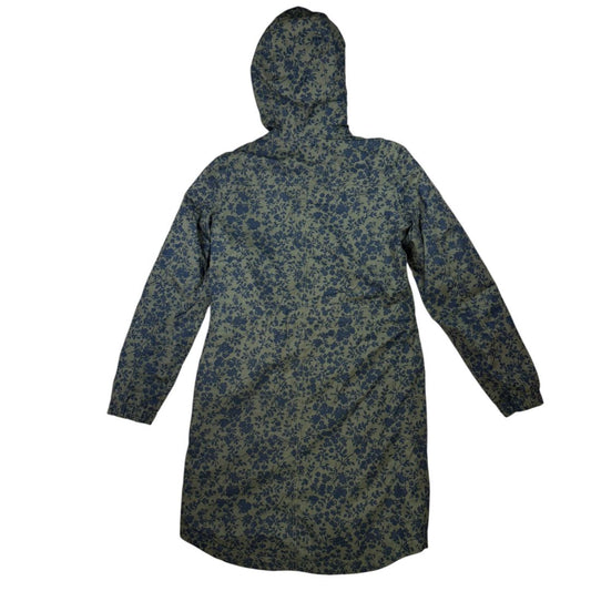 Joules 'Stormbridge' Mid-Length Parka in Stormprint (green/navy) - Woman's 2