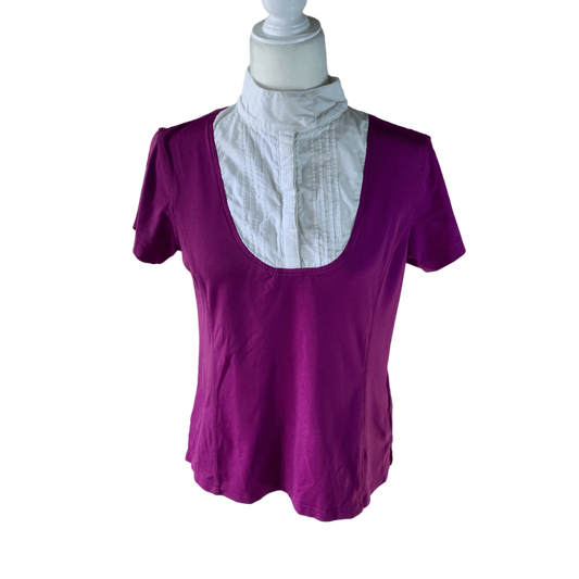 Cavallo Show Shirt in Plum - Woman's 12