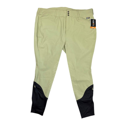 Kerrits Arena K-Pro Silicone KP Riding Breech in Tan - Woman's 2X (XXXL)