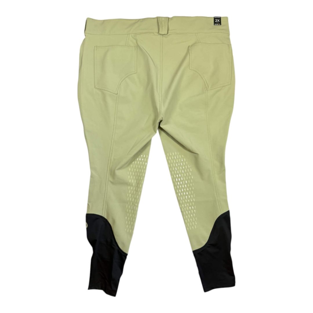 Kerrits Arena K-Pro Silicone KP Riding Breech in Tan - Woman's 2X (XXXL)