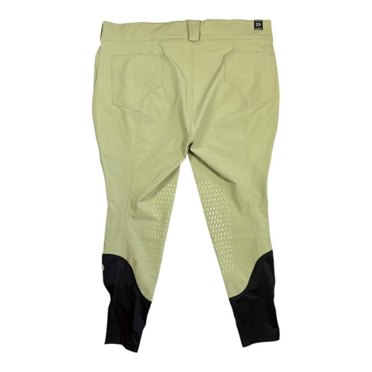 Kerrits Arena K-Pro Silicone KP Riding Breech in Tan - Woman's 2X (XXXL)