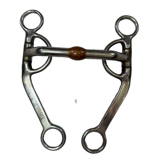 Imus Comfort Gait Bit with Roller in Stainless Steel - 4 3/4"