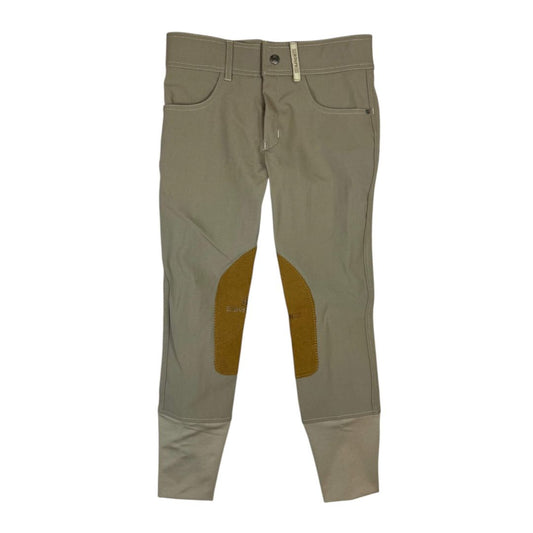 Romfh 'International' Euro Seat Knee Patch Breech in Classic Beige - Youth 12R