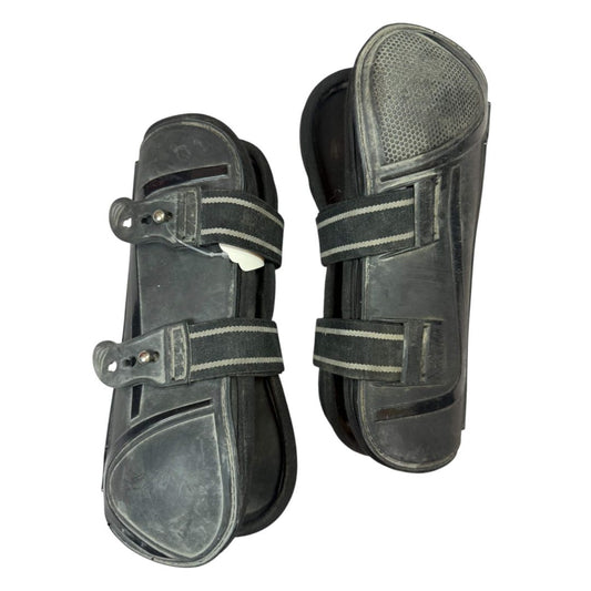 Other Open Front Tendon Boots in Black - Full