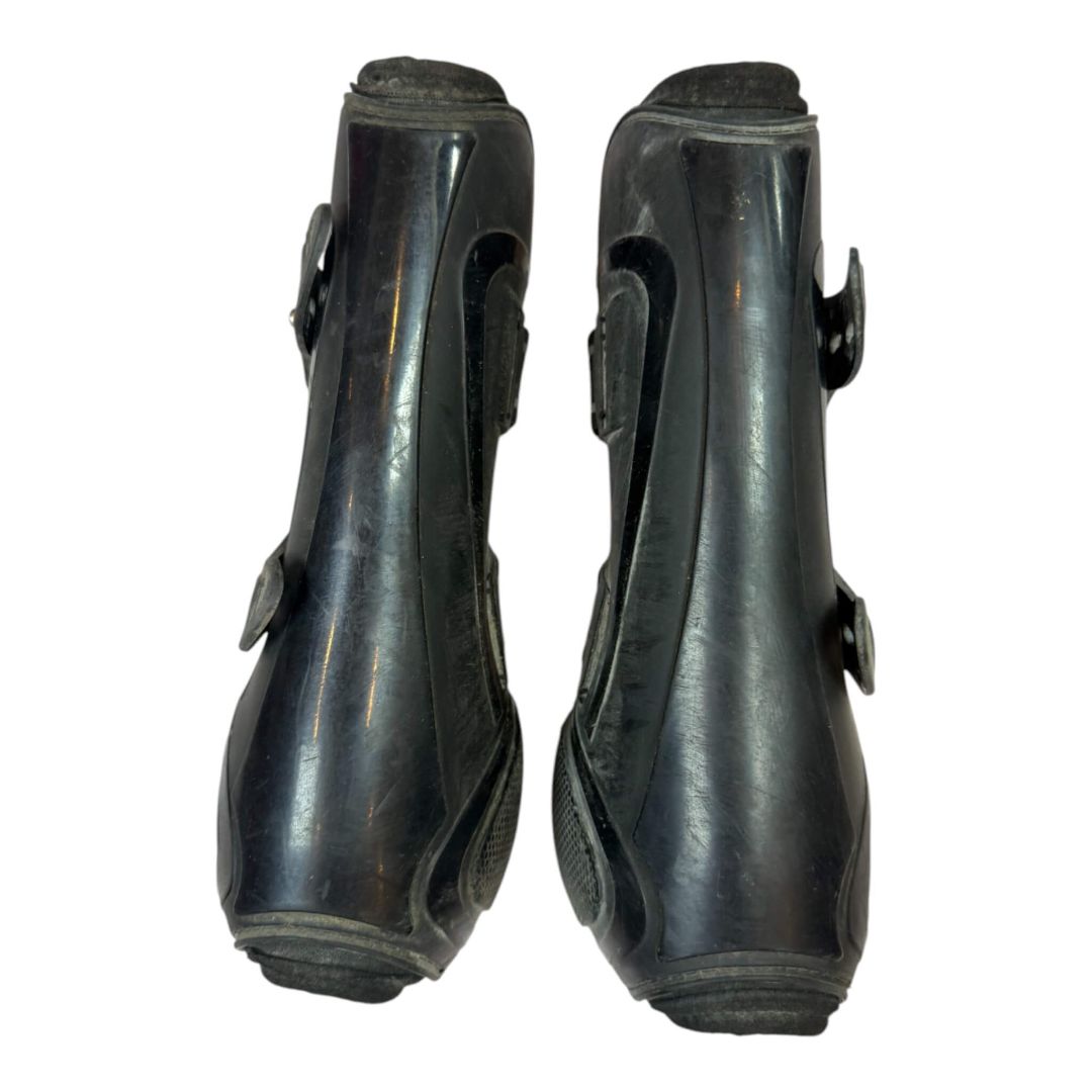 Other Open Front Tendon Boots in Black - Full