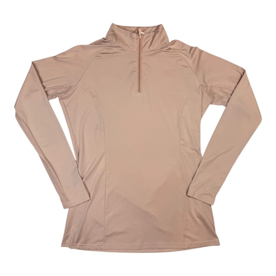 SmartPak Piper 'SmartCore' Laser Cut LS Sun Shirt in Dusty Pink - Woman's Small