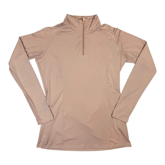 SmartPak Piper 'SmartCore' Laser Cut LS Sun Shirt in Dusty Pink - Woman's Small