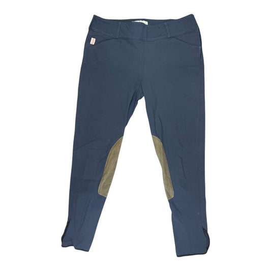 Tailored Sportsman 'Trophy Hunter' KP Breech in French Blue / Tan - Woman's 32