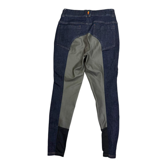 Kerrits Stretch Denim Full Seat Breech in Dark Denim - Woman's Small