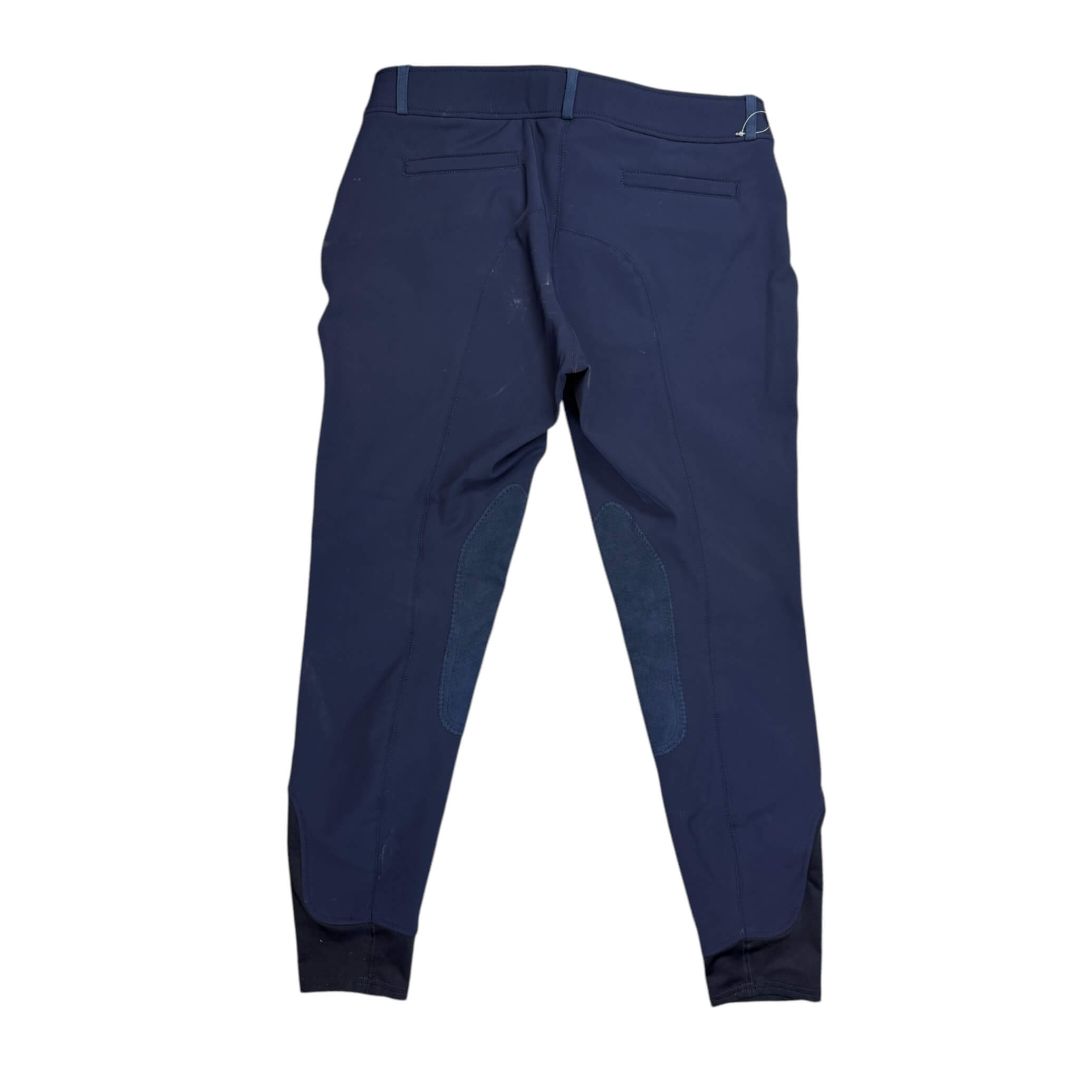 SmartPak 'Piper' Winter Knee Patch Breech in Navy - Woman's 32L
