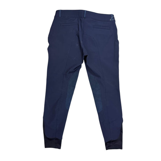 SmartPak 'Piper' Winter Knee Patch Breech in Navy - Woman's 32L