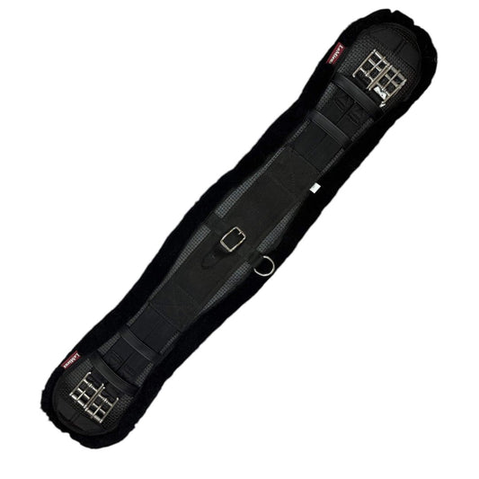 LeMieux Integrated Mono Merino Wool Dressage Girth in Black - 30"