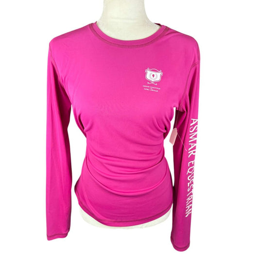 Asmar Equestrian Long Sleeve Sun Shirt in Pink - Large