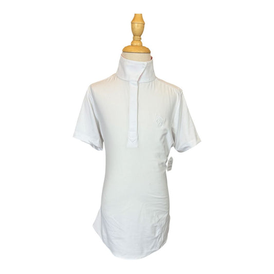 Ovation 'Ellie II' SS Show Shirt in White - Youth Medium
