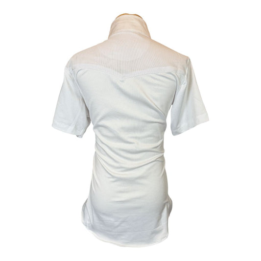 Ovation 'Ellie II' SS Show Shirt in White - Youth Medium