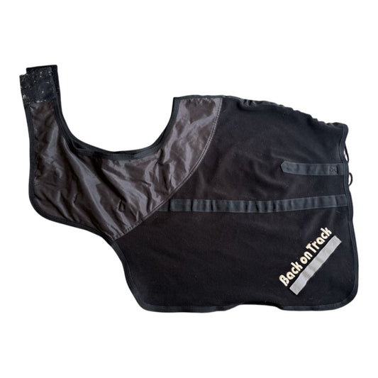 Back on Track Exercise Quarter Sheet in Black - 49"