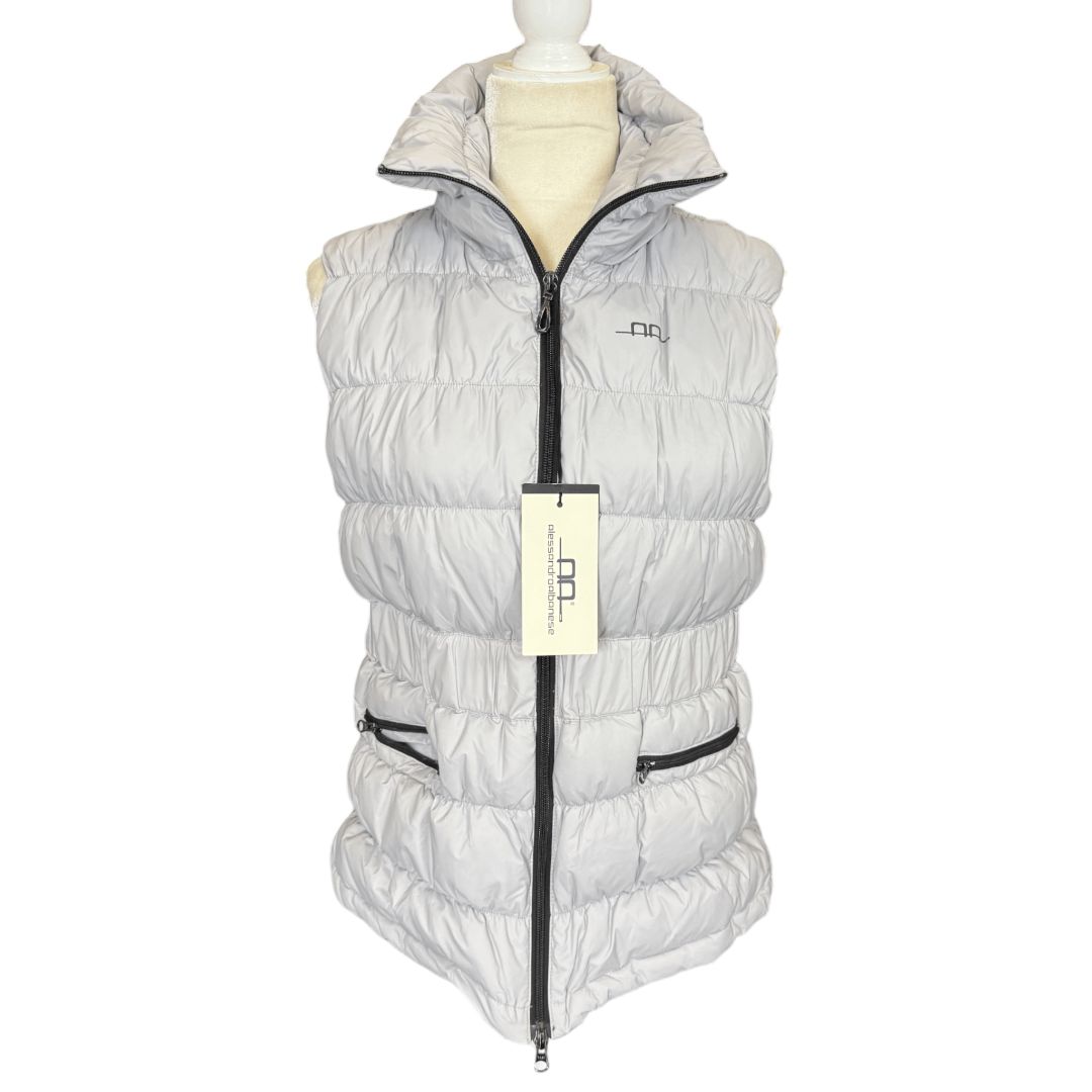 AA Alessandro Albanese 'Venezia' Down Vest in Grey - Woman's X-Large