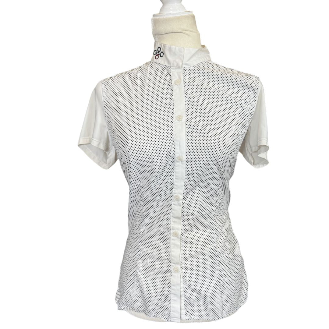 Cavalleria Tosacana Short Sleeve Show Shirt in White - Medium