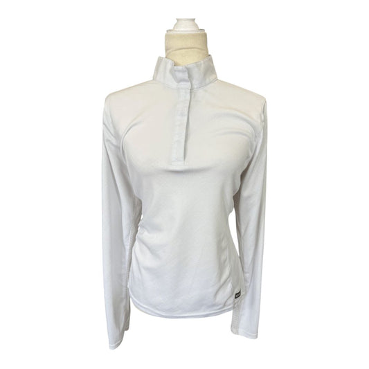 Kerrits Encore LS Show Shirt in White - Woman's X-Large