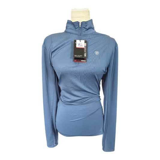 Ariat Sunstopper LS Riding Shirt in Blue Flint - Woman's X-Large