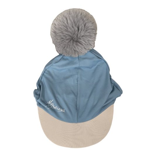Le Mieux Classique Pom Hat Silk in Ice Blue