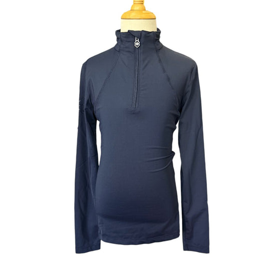 Le Mieux Classique LS Base Layer in Navy - Youth 11 - 12