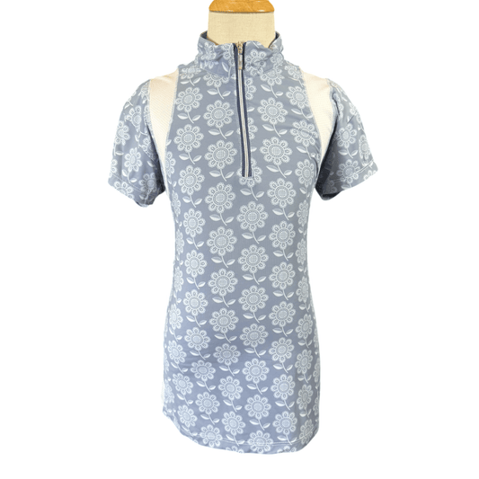 Equinavia 'Alma' NoridcAir SS Sun Shirt in Blue - Youth Large