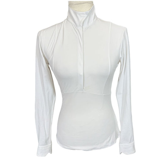 Horse Pilot 'Monica' Show Shirt in White - Woman's X-Small