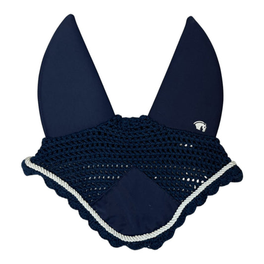 Noise Cancelling Fly Bonnet in Navy - Full