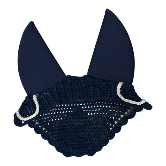 Noise Cancelling Fly Bonnet in Navy - Full