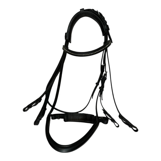 G. Passier & Sohn Double Dressage Bridle in Black - Full