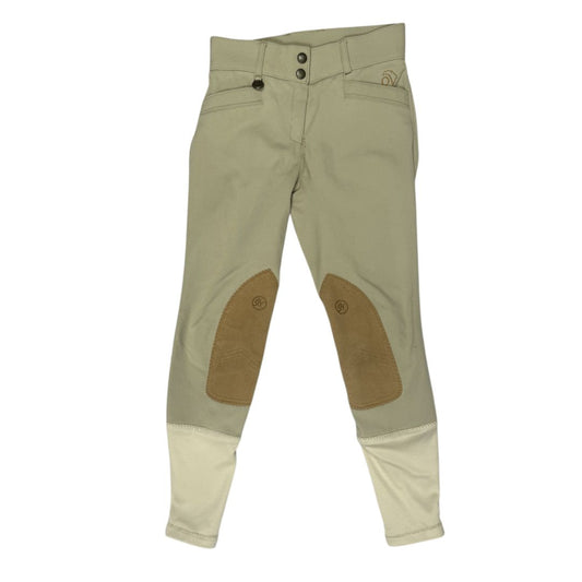 Ovation 'Celebrity' Knee Patch Breeches in Tan - Youth 12