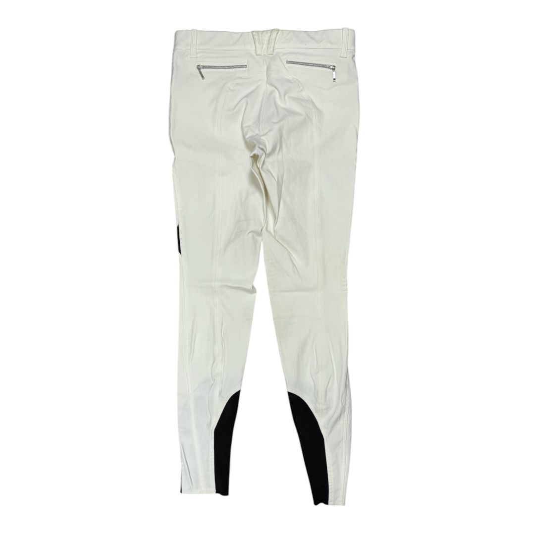 Equiline G-Zone KP Breech in White - Woman's IT40 (US26)