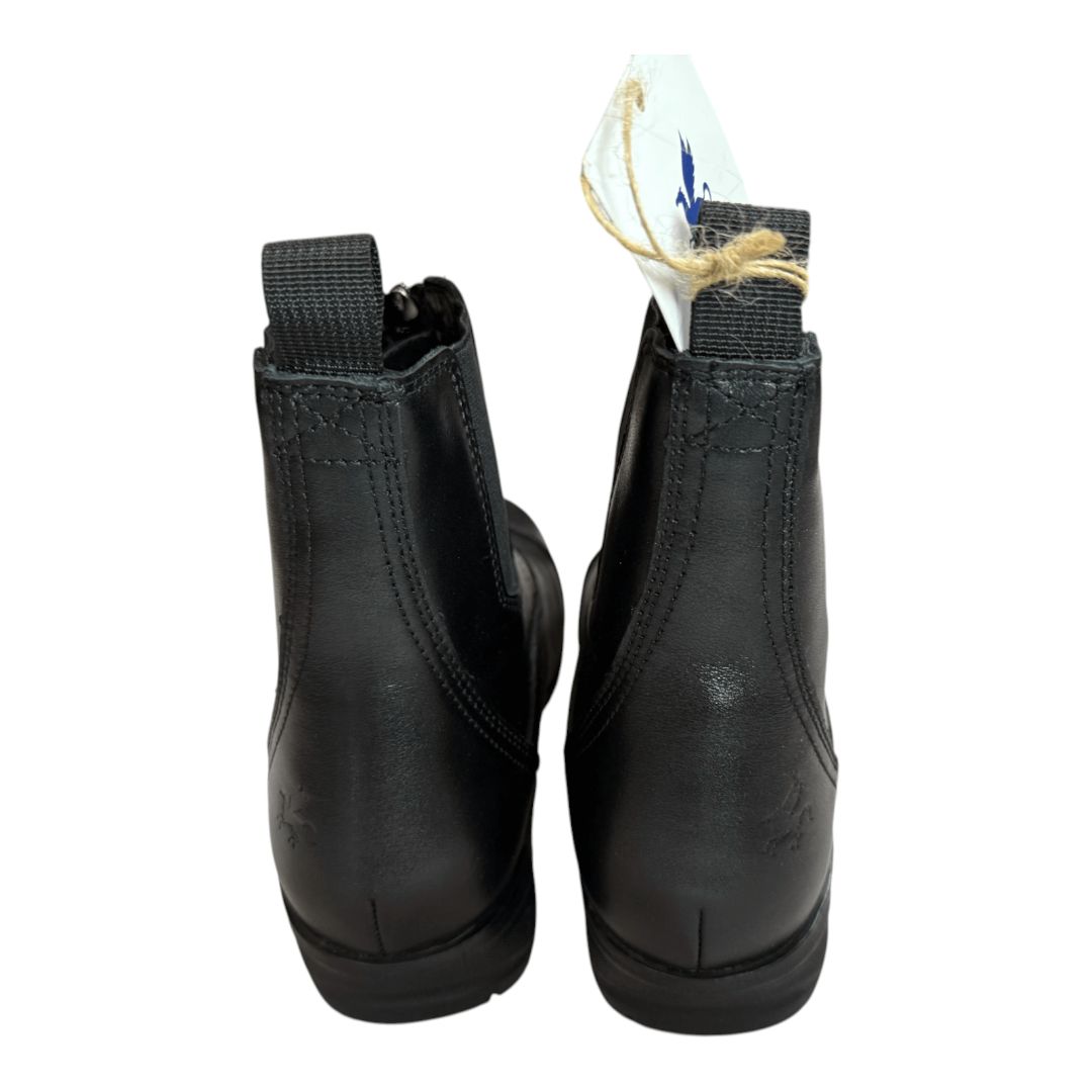 Derby House Zip Paddock Boots in Black - EU38 / US7