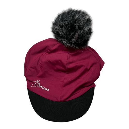 LeMieux Classique Pom Hat Silk in Merlot
