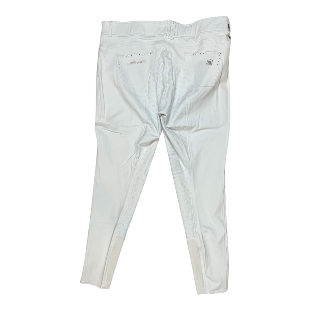 Romfh 'Sarafina Bling' Full Grip Breech in White - Woman's 34R