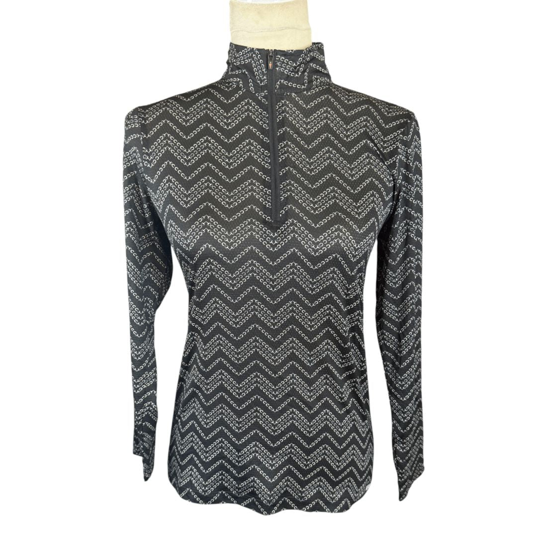 Kerrits 'Easy Stride' Ice Fil LS Shirt in Black - Youth X-Large