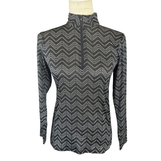 Kerrits 'Easy Stride' Ice Fil LS Shirt in Black - Youth X-Large