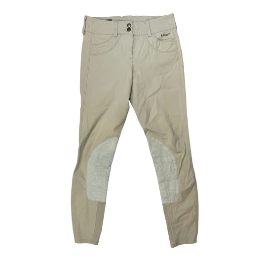 Ariat 'Olympia' Knee Patch Breech in Tan - Woman's 22R