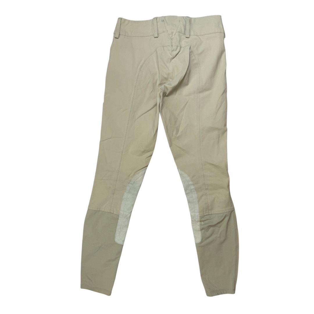 Ariat 'Olympia' Knee Patch Breech in Tan - Woman's 22R