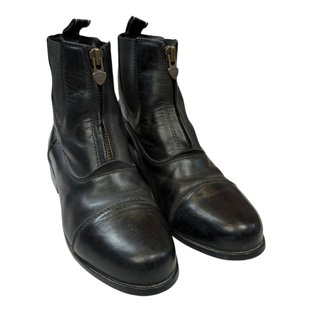Ariat 'Devon IV' Zip Paddock Boot in Black - Woman's 4 (EU 35.5)